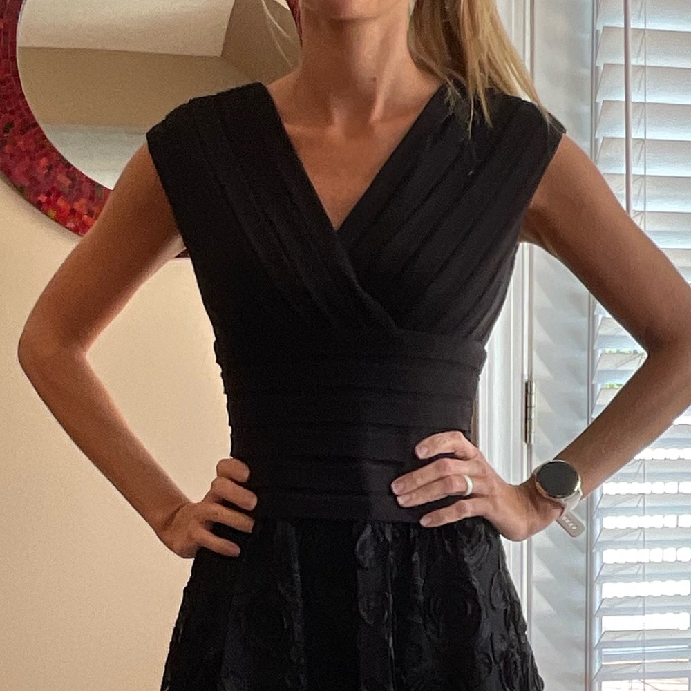 Adrianna Papell Black Cocktail Dress - Picture 4 of 10